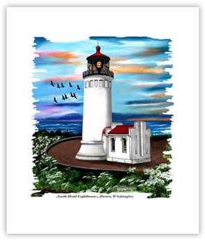 North Head Lighthouse PNG with transparent background