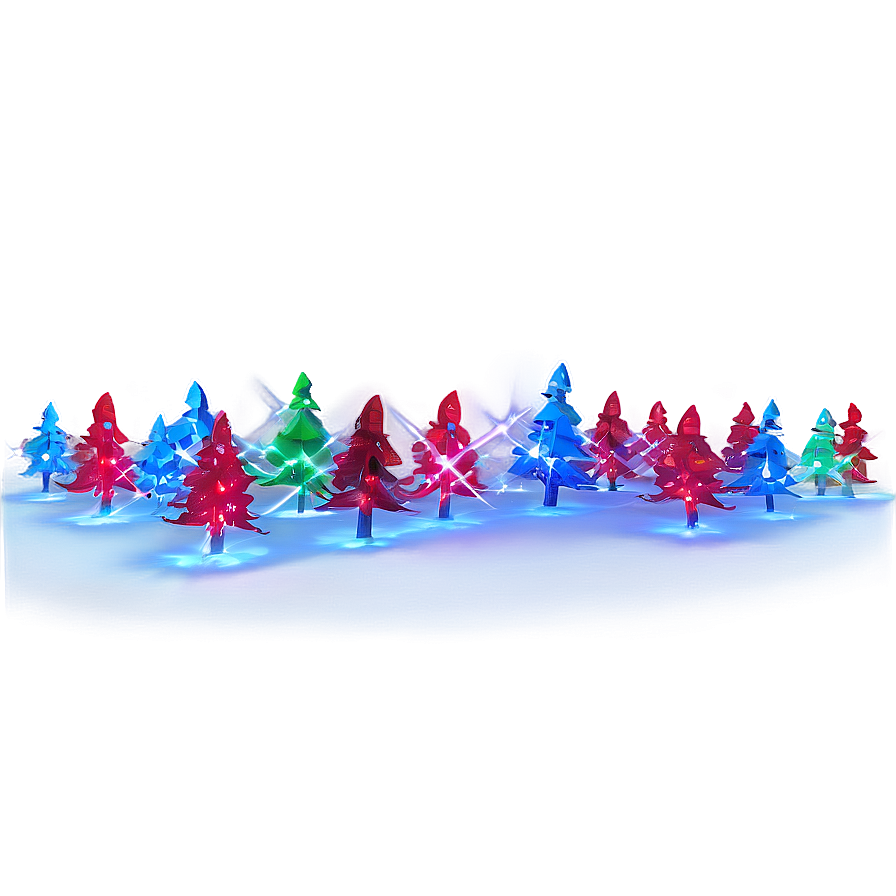 North Pole Festive Lights Png Shb