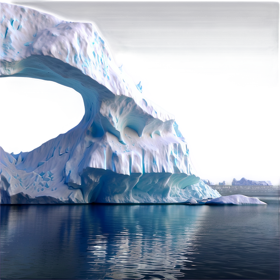 North Pole Iceberg Landscape Png 06122024