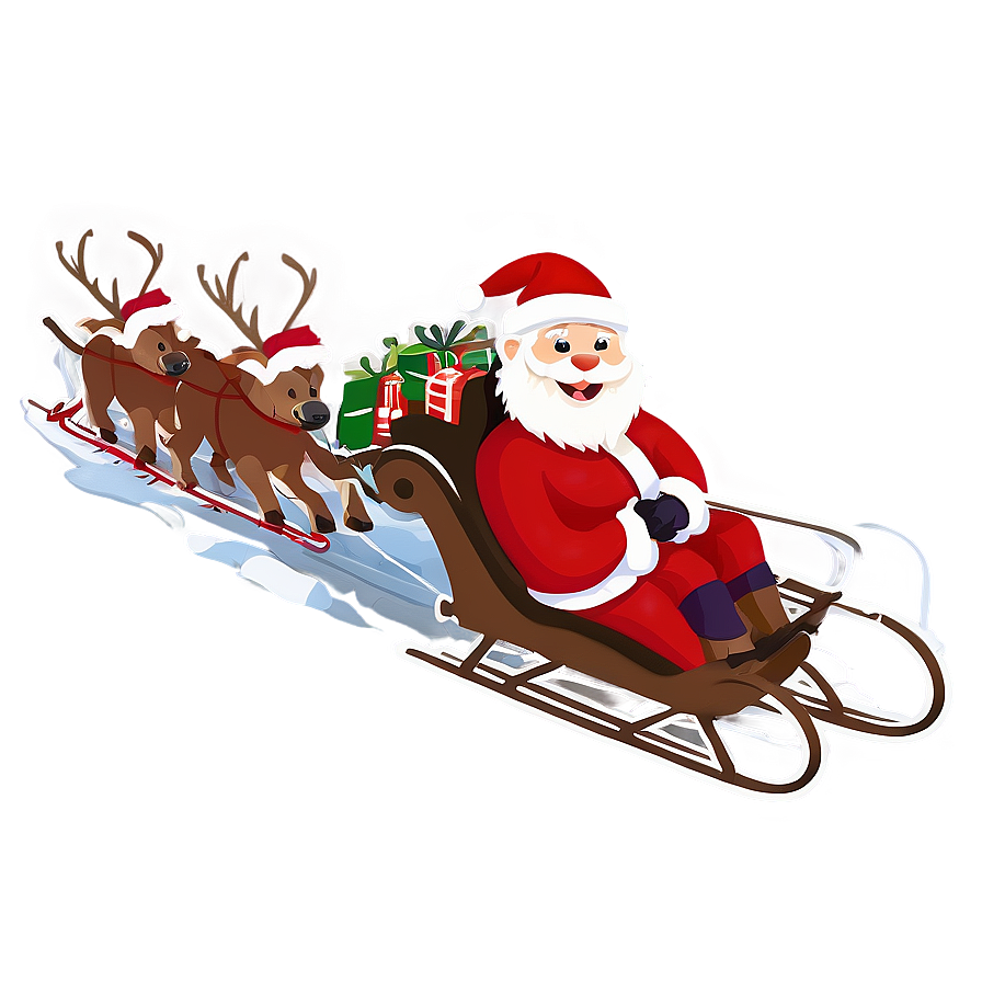 North Pole Sleigh Ride Journey PNG 50 PNG image with a transparent background, free high-resolution download