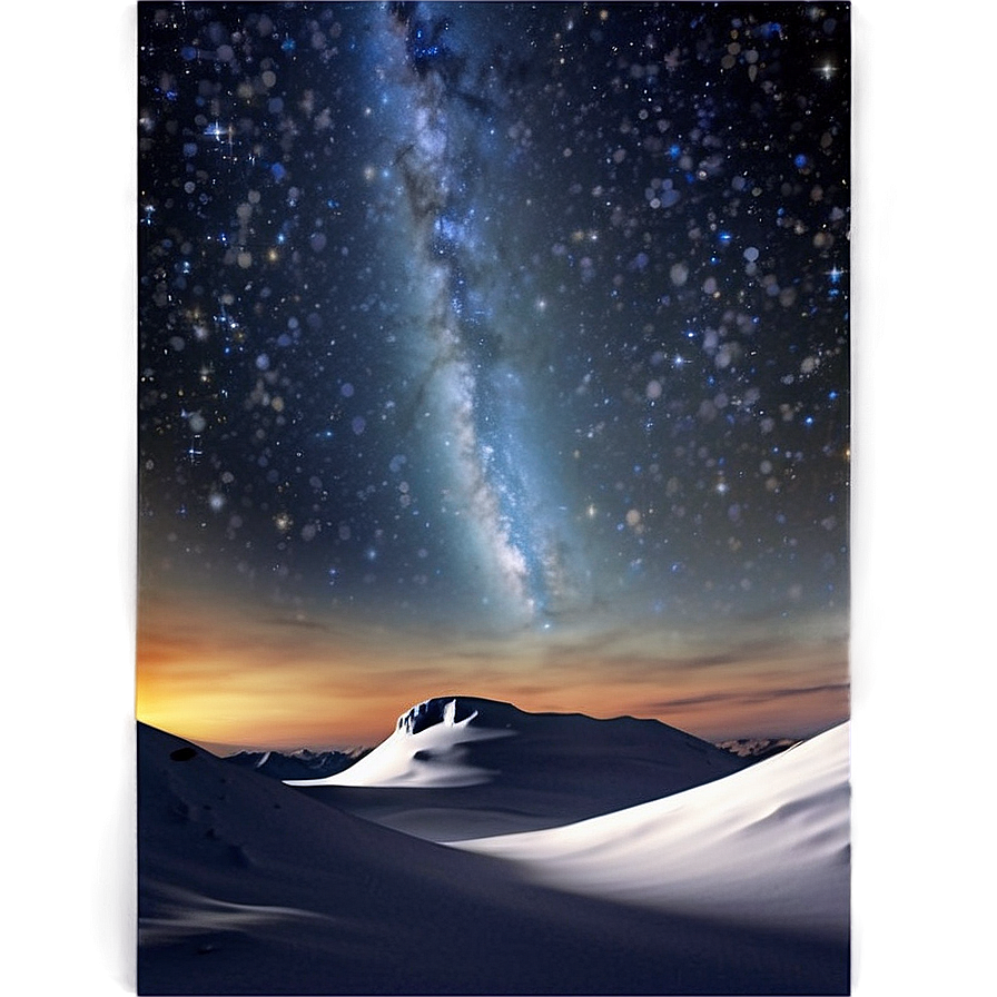 North Pole Starry Night Sky PNG 06122024 PNG image with a transparent background, free high-resolution download