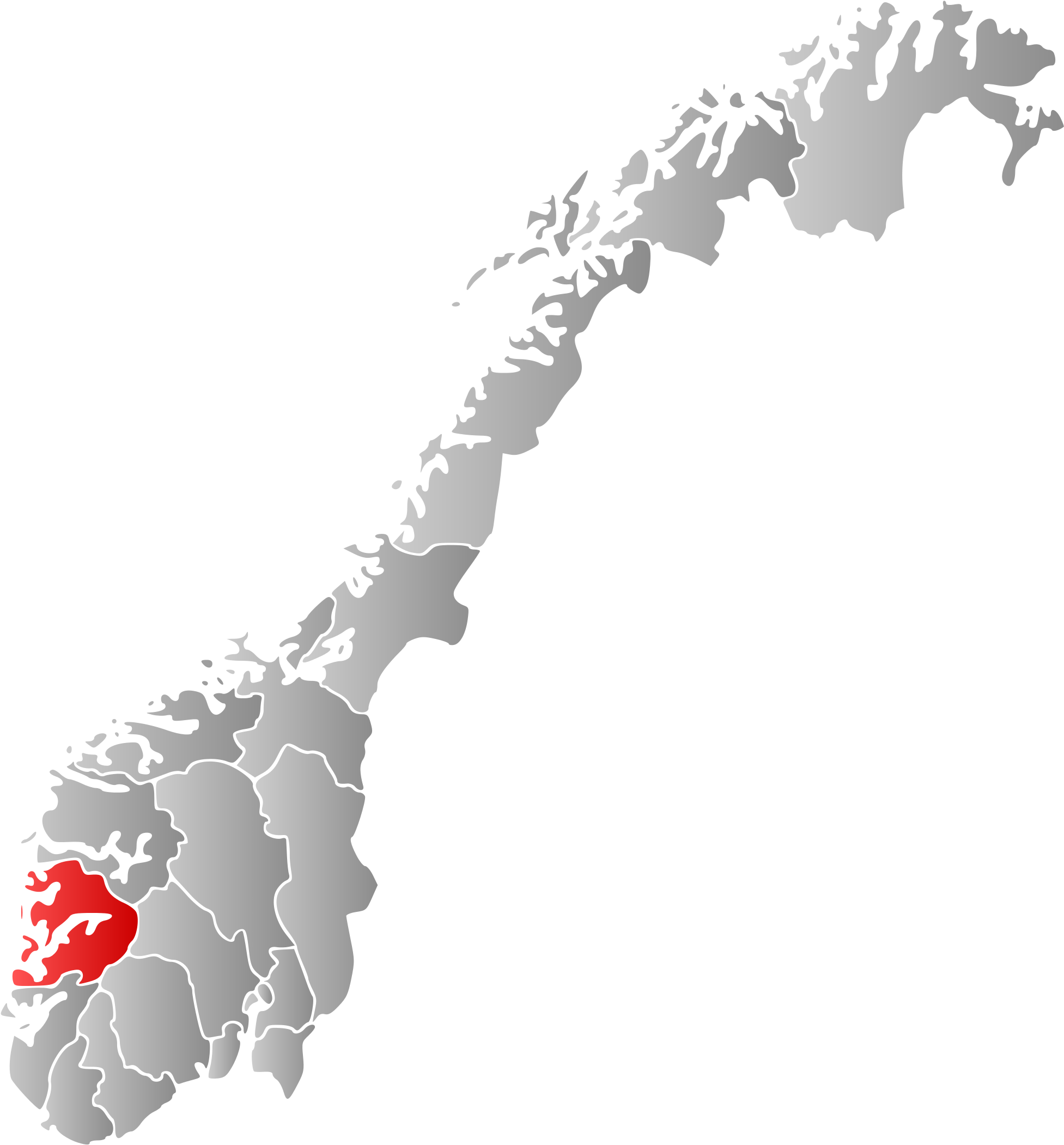 Norway Hordaland - Ethnic Map Of Norway, HD Png Download PNG image with a transparent background, free high-resolution download
