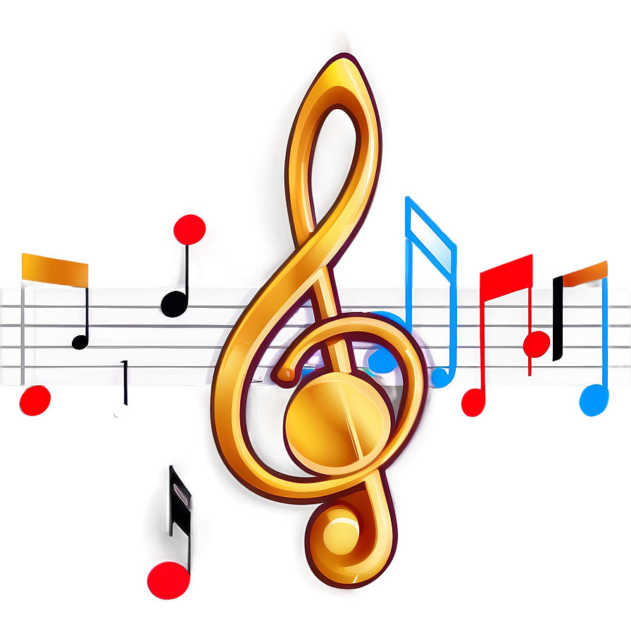 Notas Musicales Gold Png Jyo34