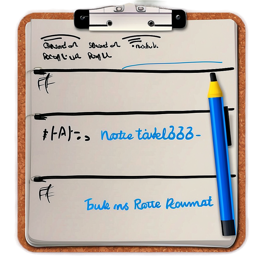 Note-taking Whiteboard Png 05252024