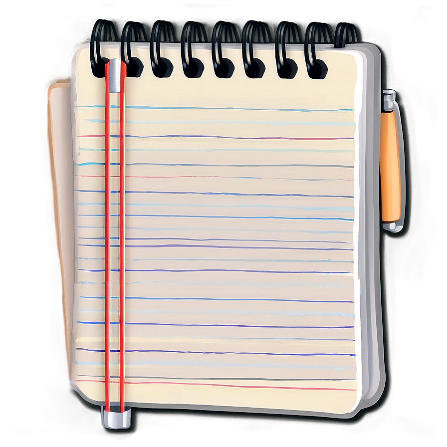 Notebook Paper Page Png Bsh2