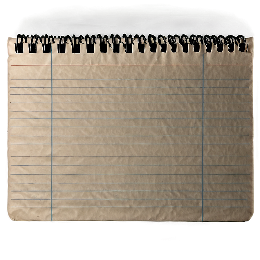 Notebook Paper Sheet Png Spe80