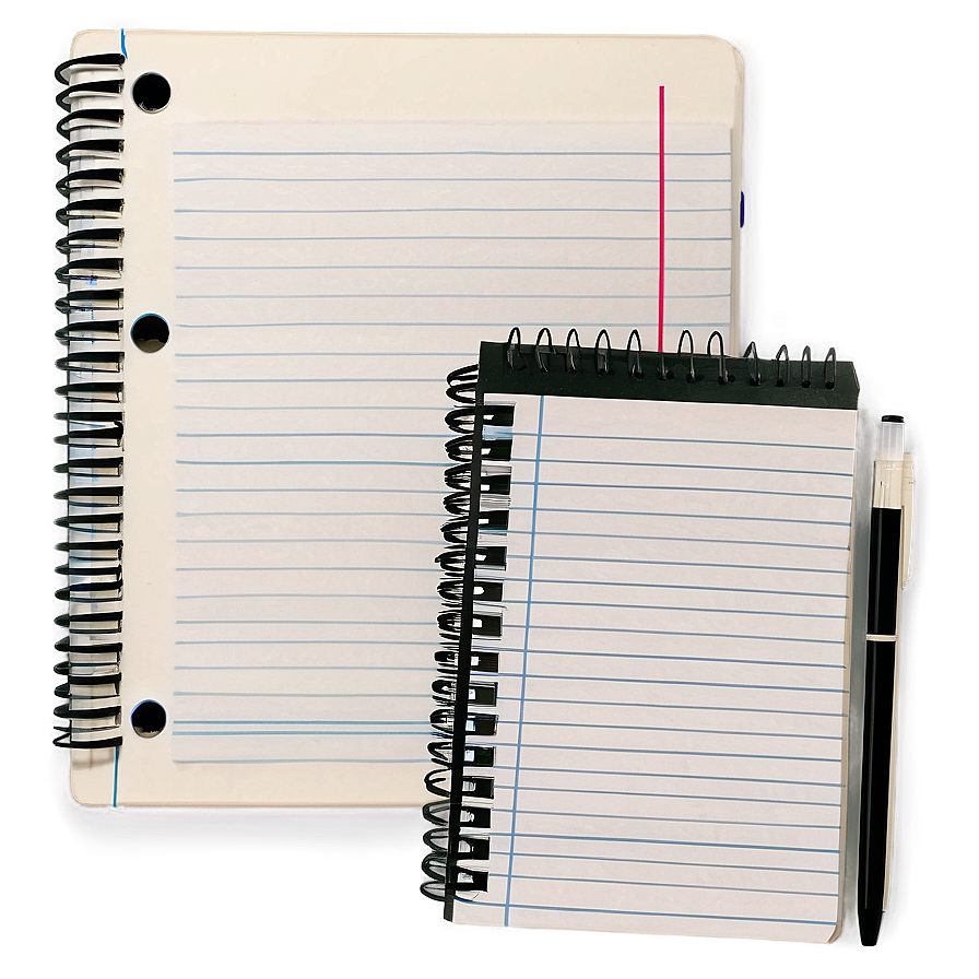 Notebook Paper With Border Png 05252024