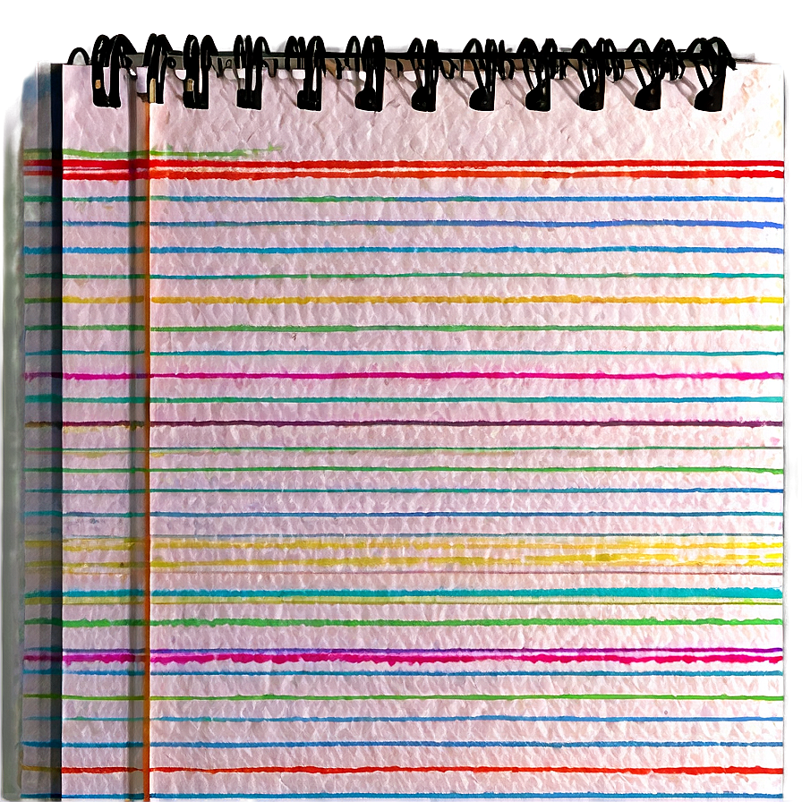 Notebook Paper With Lines And Margin Png 05252024