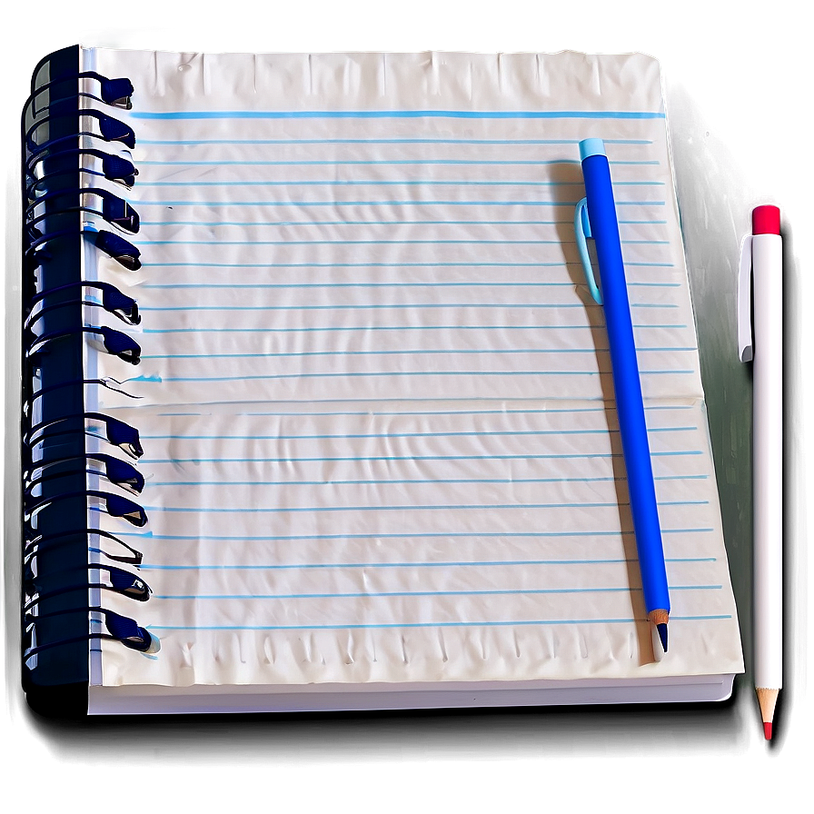 Notebook Paper With Shadow Png Ogy32