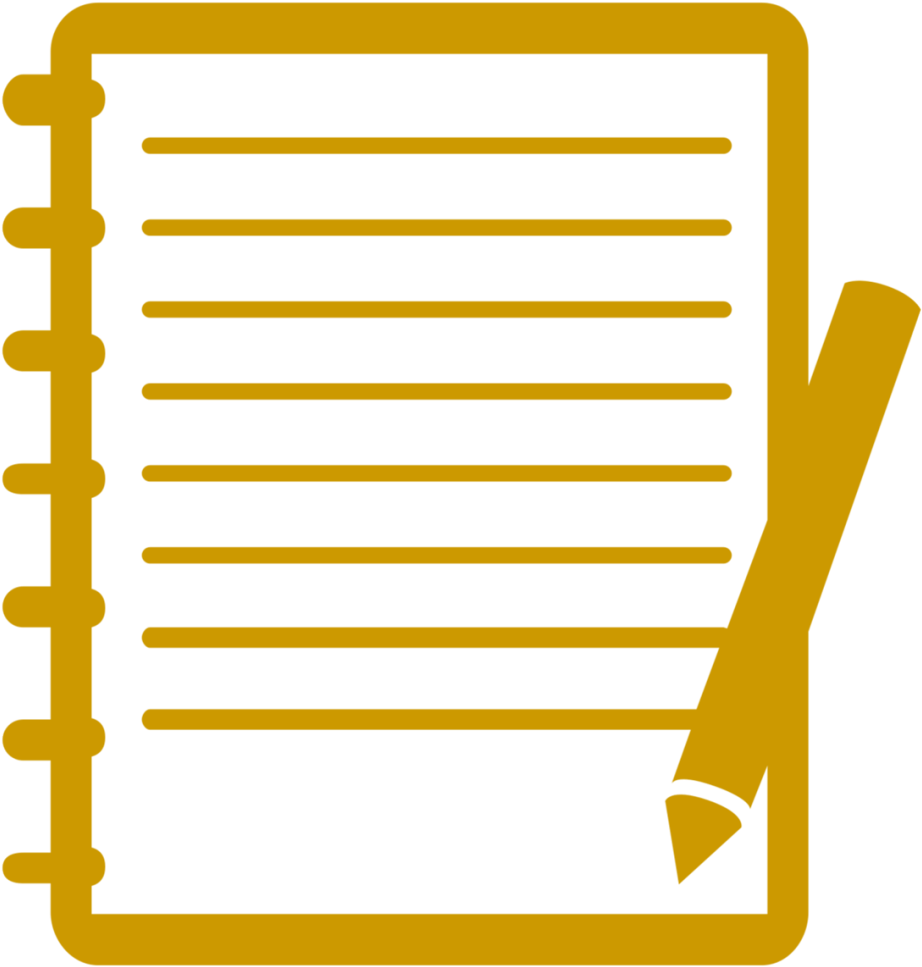 Notebookand Pencil Icon