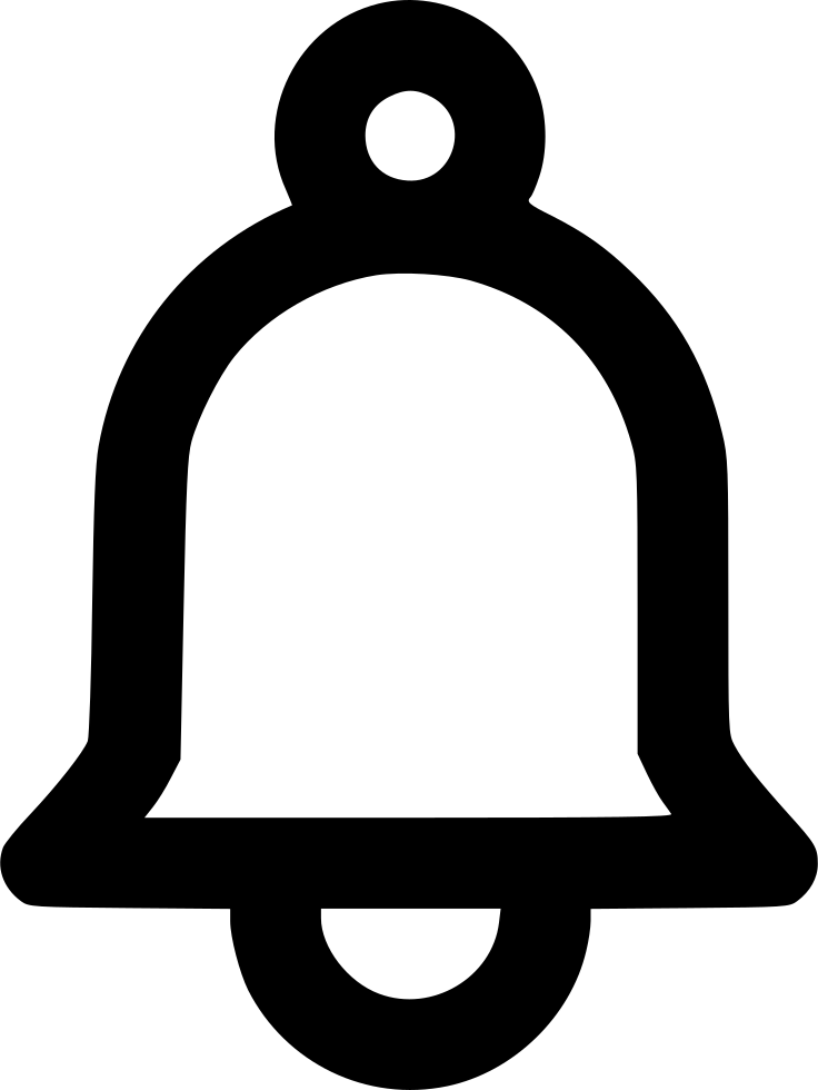 Notification Ui Alarm Bell Round Notice Remind Reminder - Bell Icon, HD Png Download PNG with transparent background