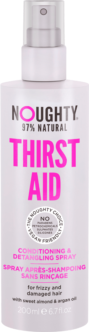 Noughty Thirst Aid Conditioning & Detangling Spray, HD Png Download PNG with transparent background