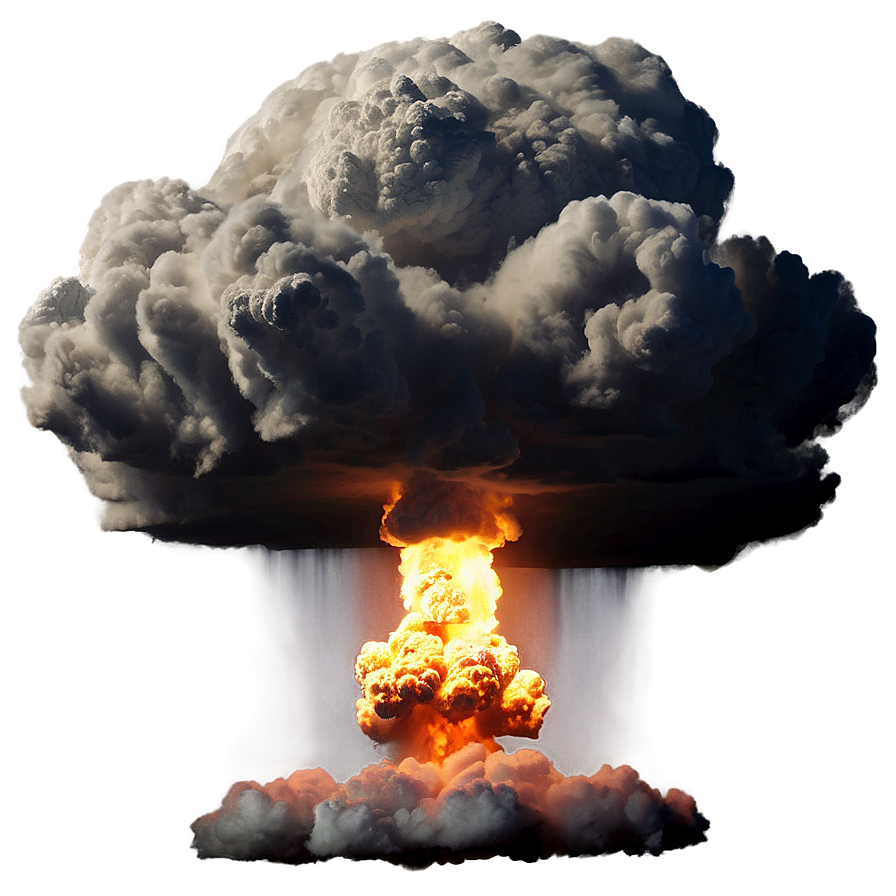 Nuclear Bomb Explosion Cloud Png 05252024