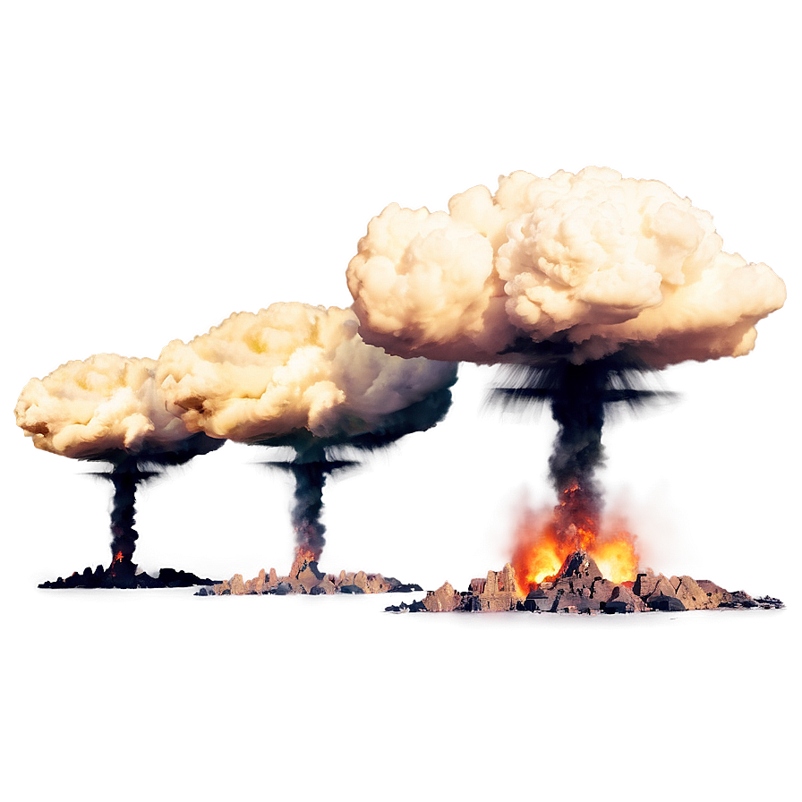 Nuclear Bomb Explosion Effect Png 41