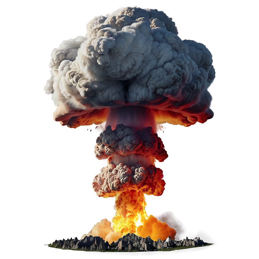 Nuclear Explosion Transparent Image Png 05262024