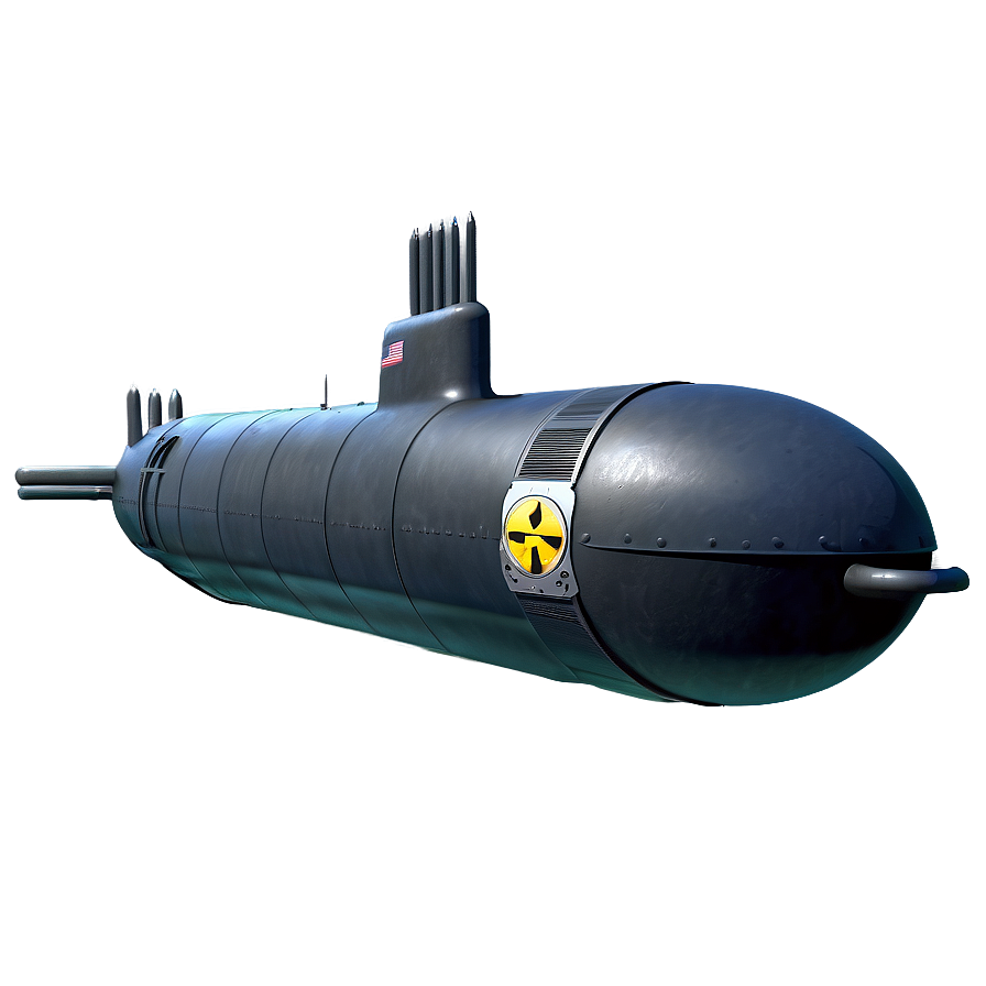 Nuclear Powered Submarine PNG wou68 PNG with transparent background
