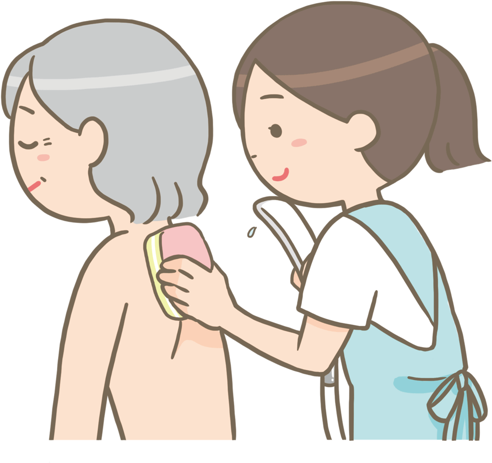 Nurse Assisting Elderly Patient