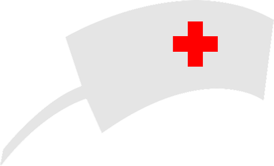 Nurse Cap Icon PNG with transparent background