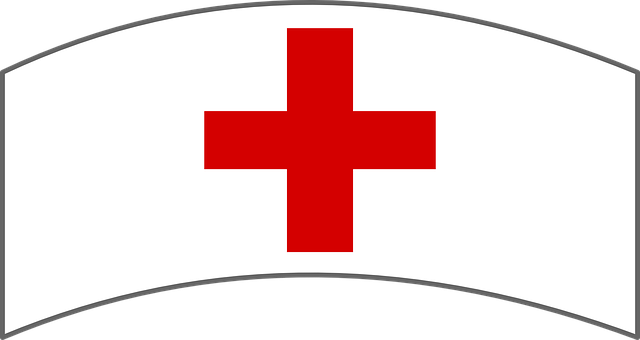 Nurse Cap Red Cross Symbol