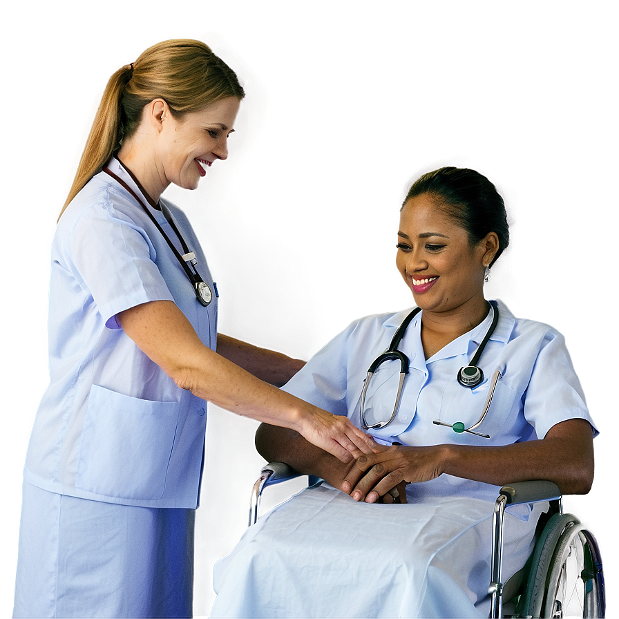 Nurse Providing Support Png 05242024