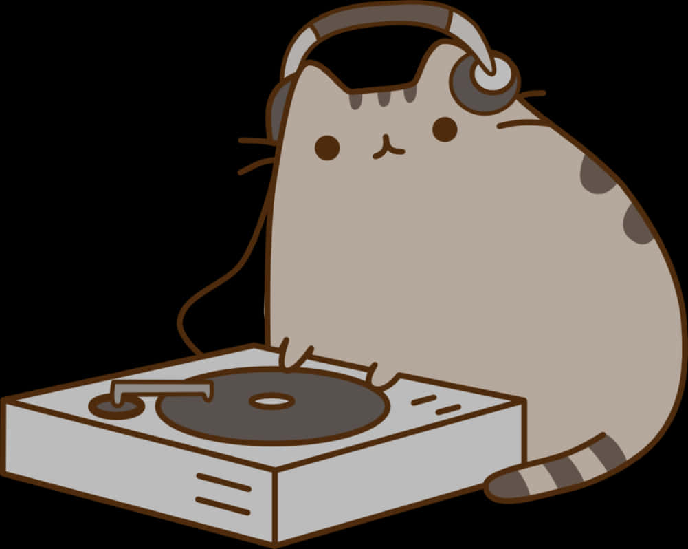 Nutella Clipart Pusheen - Pusheen Dj Png, Transparent Png PNG with transparent background