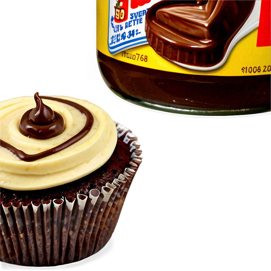 Nutella Cupcakes Png 06112024