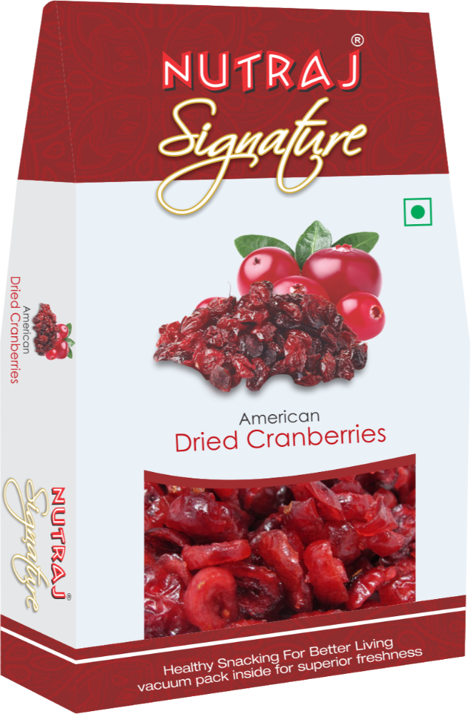 Nutraj Signature American Dried Cranberries Package