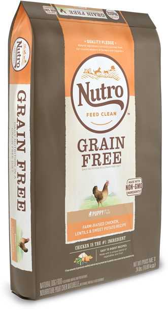 Grain Free Puppy Chicken - Nutro Grain Free Natural Dry Dog Food, HD Png Download PNG image with a transparent background, free high-resolution download