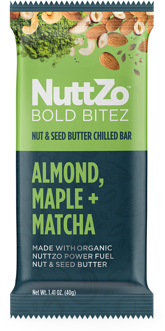 Nuttzo Bold Bitez Almond, Maple Matcha - Broccoli, HD Png Download PNG with transparent background