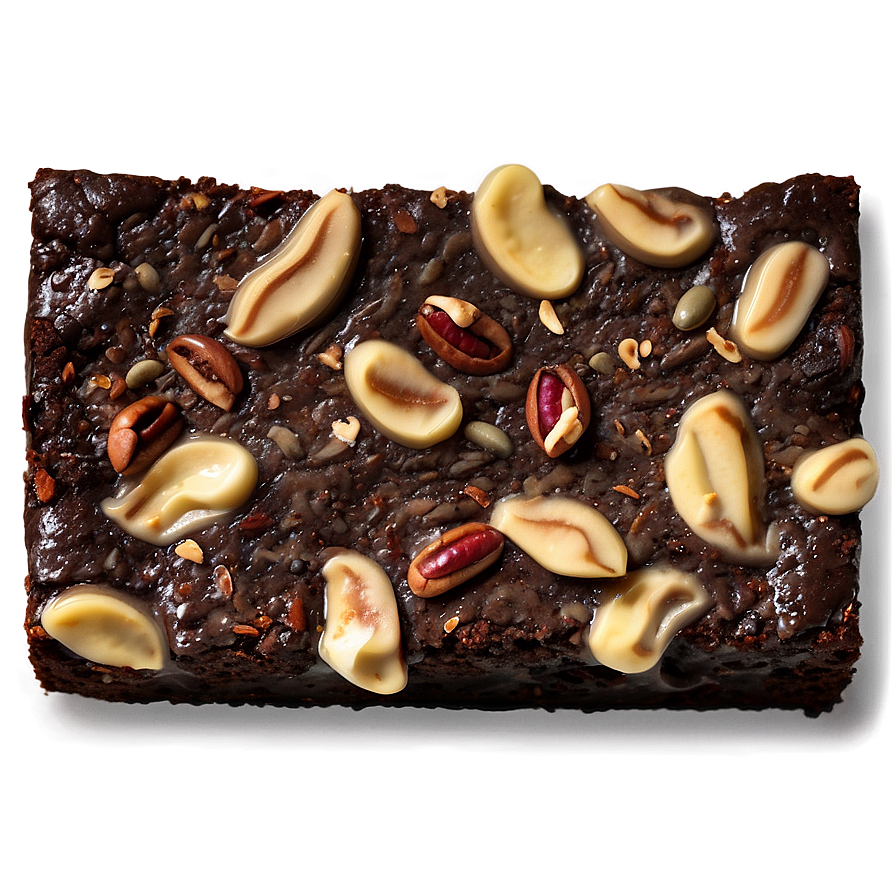 Nutty Pecan Brownie Png Rxm