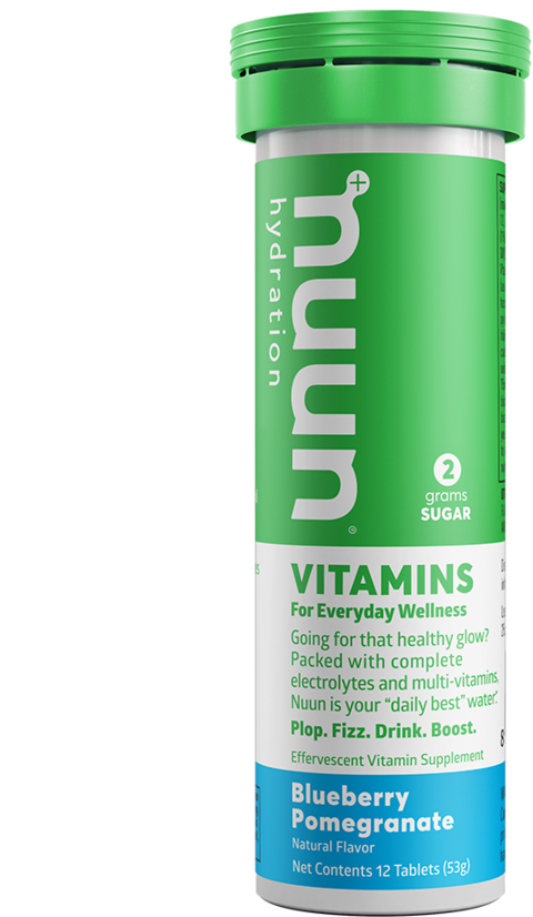 Hydration Tabs - Blueberry Pomegranate - Nuun Vitamins Blueberry Pomegranate, HD Png Download PNG with transparent background