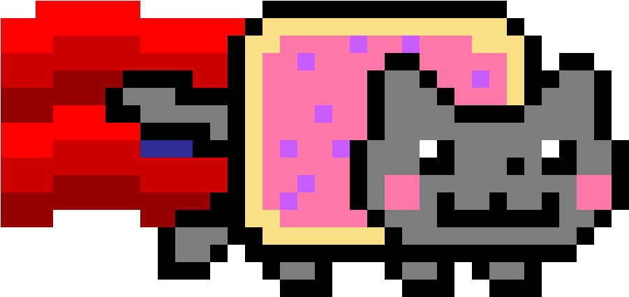 Nyan Cat Period - Nyan Cat Minecraft, HD Png Download PNG with transparent background