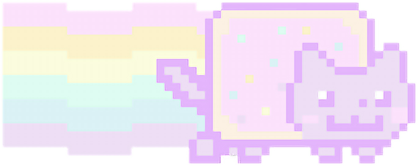 Pastel Nyan Cat - Nyan Cat Clip Art, HD Png Download PNG with transparent background
