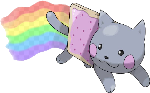 Nyan_ Cat_ Pop_ Tart_ Rainbow