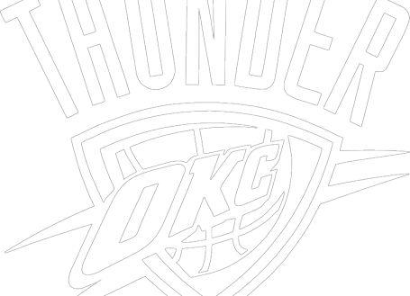 Spectacular Inspiration Okc Thunder Logo Black And - Oklahoma City Thunder Black PNG with transparent background