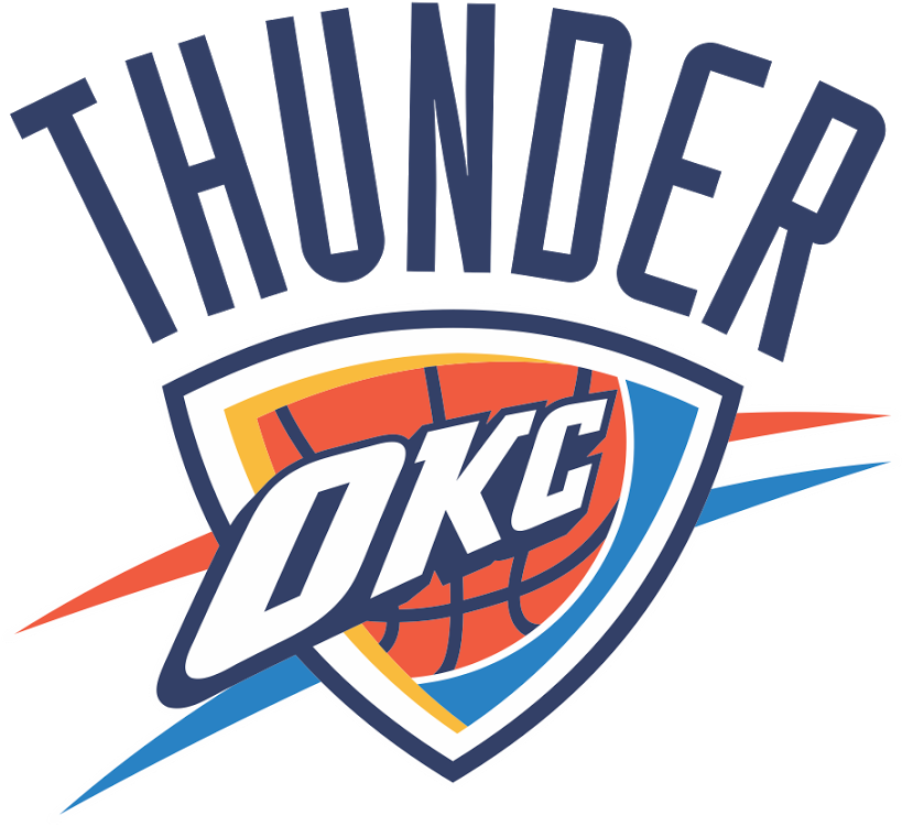 Okc Thunder Logo, - Oklahoma City Thunder Teammate PNG with transparent background