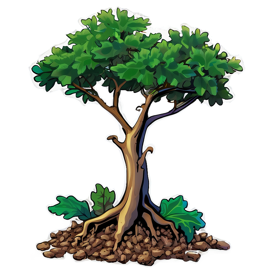 Oak Sapling Growth PNG jva1 PNG with transparent background