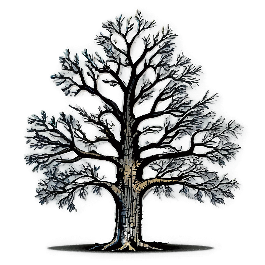 Oak Tree Moonlight PNG 17 PNG with transparent background
