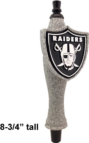 Oakland Raiders Beer Tap Handle - Oakland Raiders PNG with transparent background