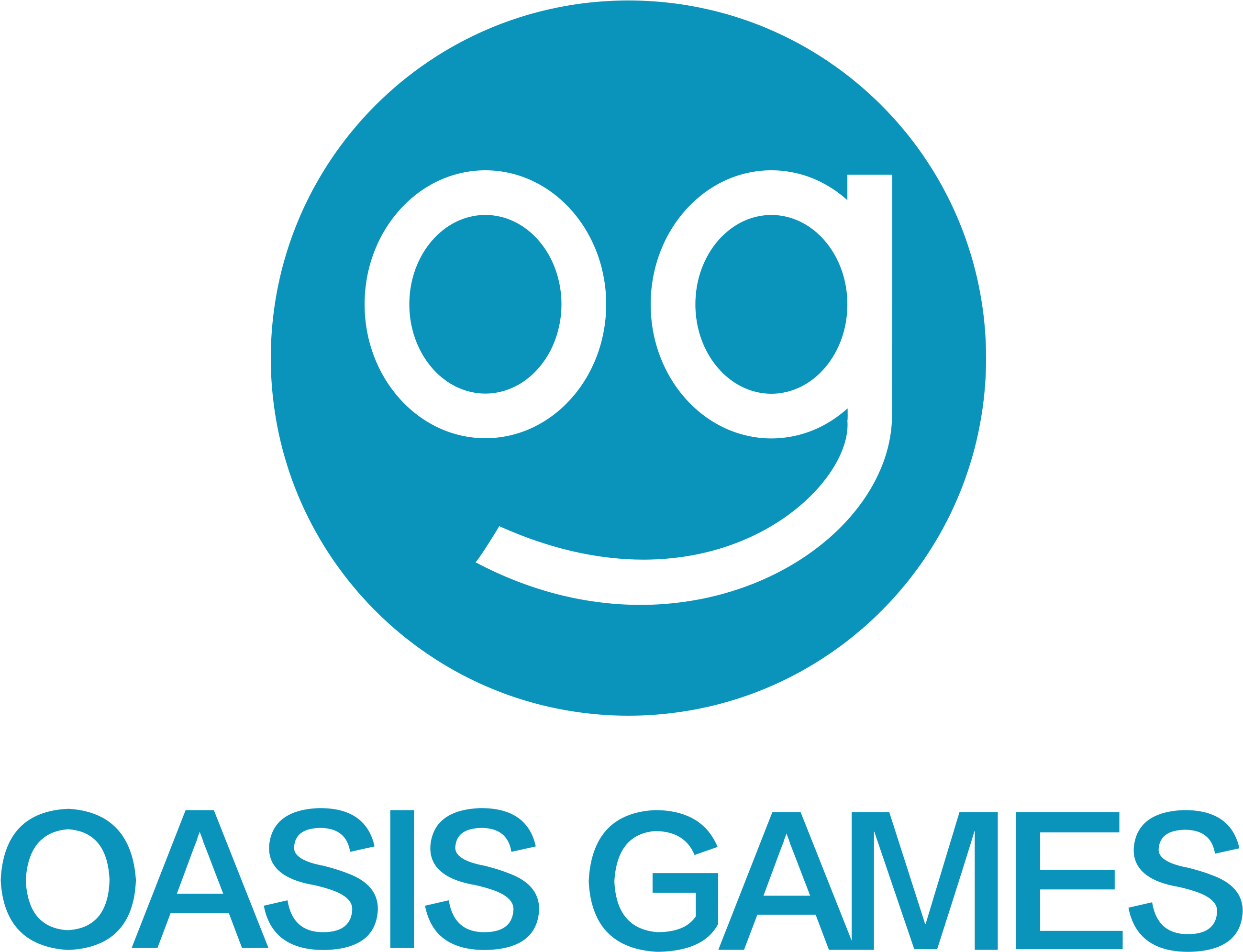 Oasis Games Logo PNG with transparent background