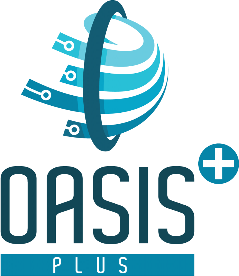 Oasis Plus Logo PNG with transparent background