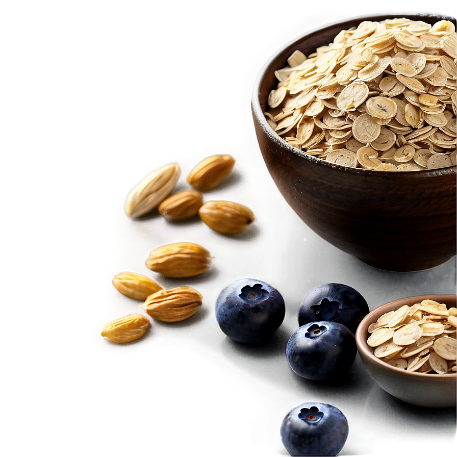 Oats With Blueberries Png Jwf