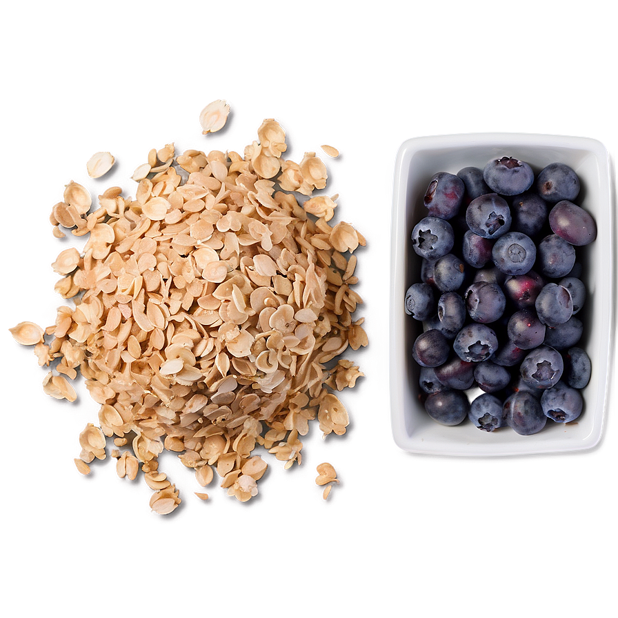 Oats With Blueberries Png Tmf80