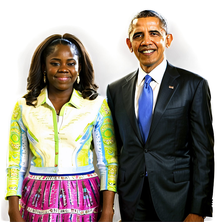 Obama Family PNG qng PNG image with a transparent background, free high-resolution download