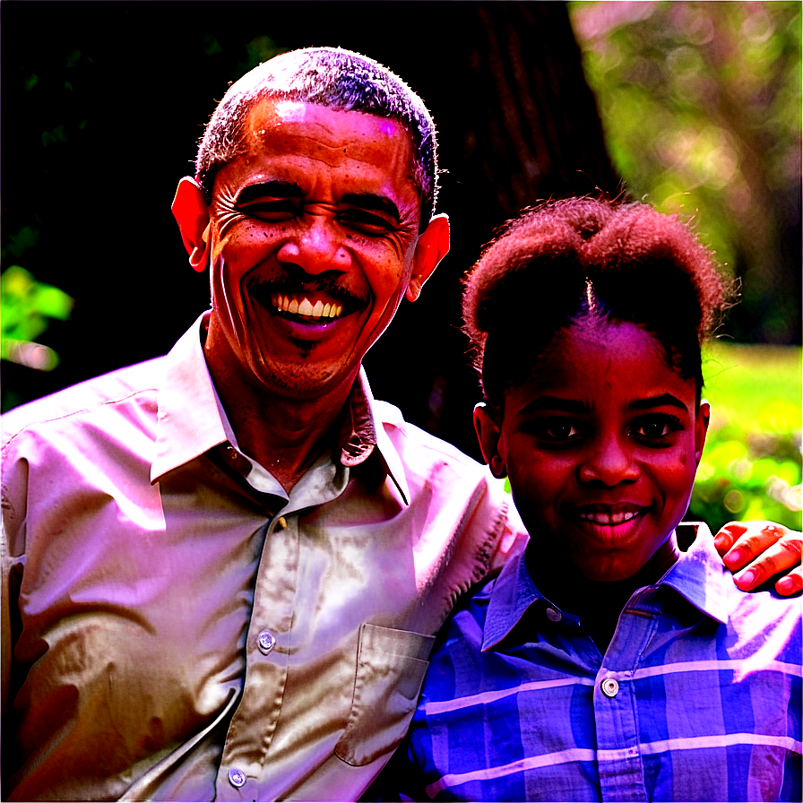 Obama Family PNG vlw75 PNG image with a transparent background, free high-resolution download