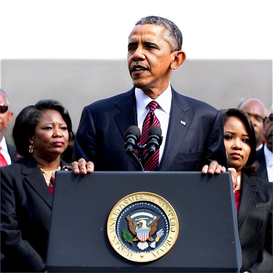 Obama Speech PNG yem PNG image with a transparent background, free high-resolution download