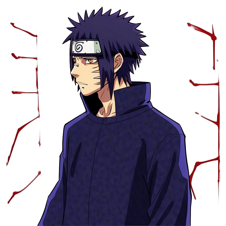 Obito Uchiha without Mask PNG glo PNG with transparent background