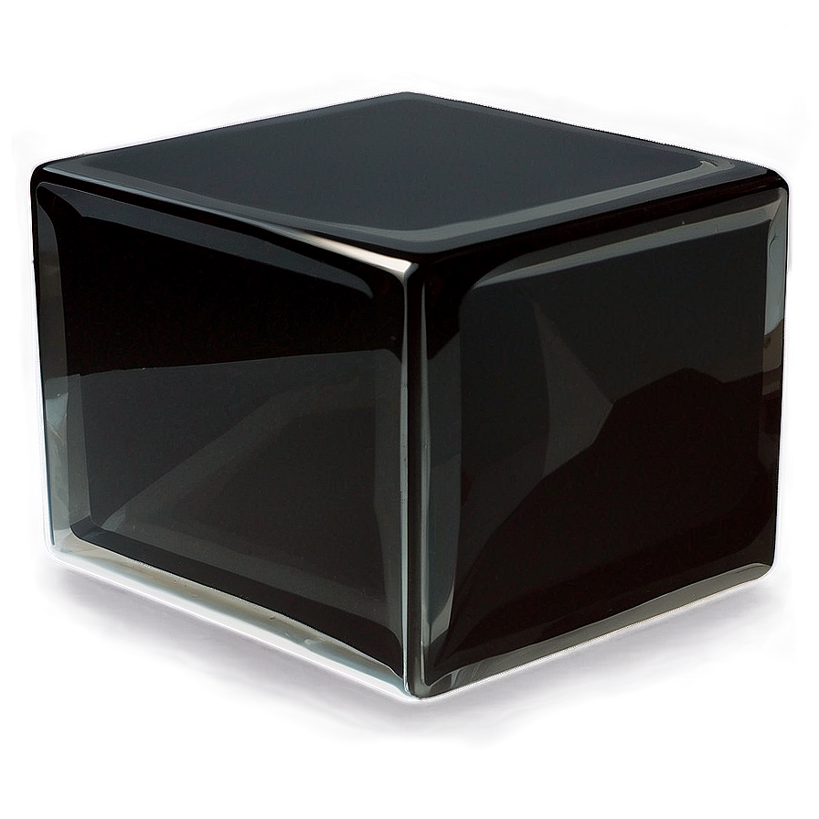 Obsidian Cube Block Png Mcs