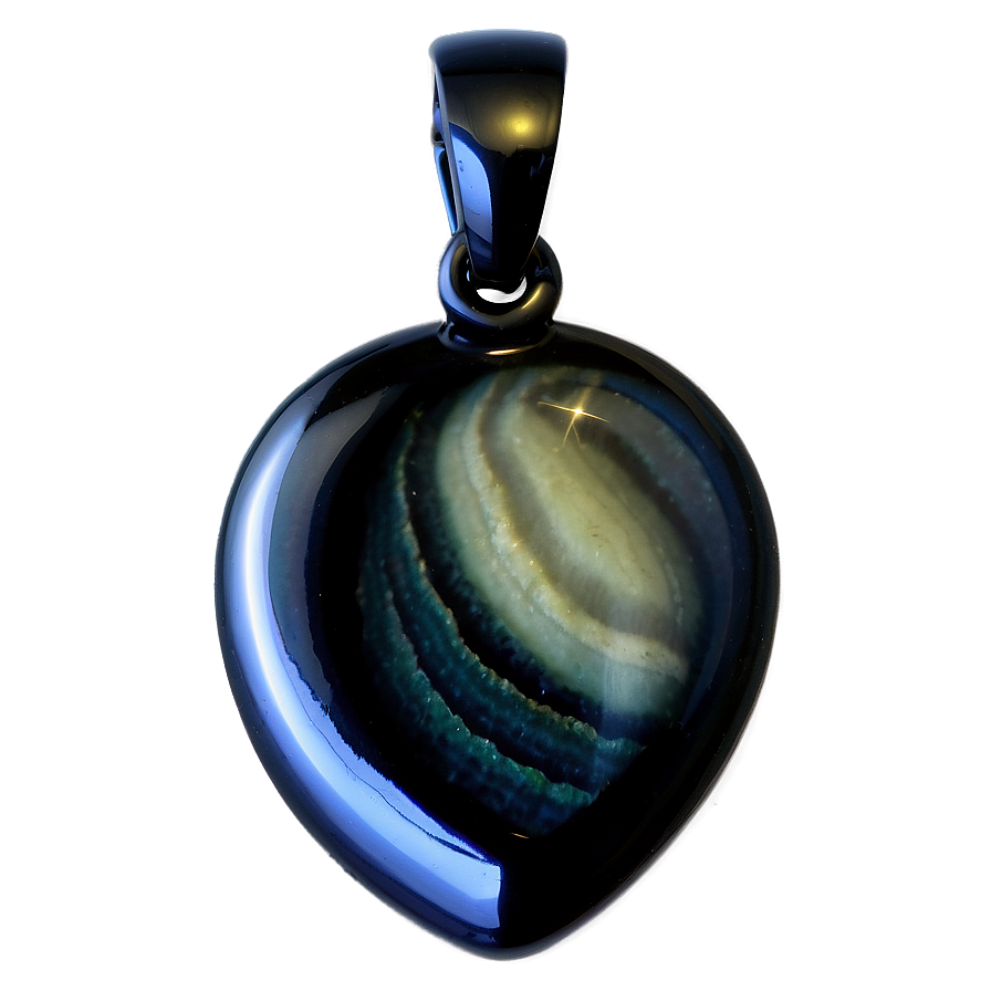 Obsidian Jewelry Pendant Png 06272024