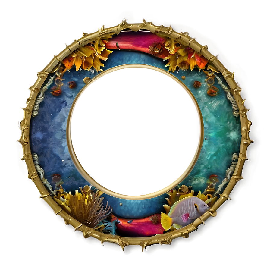 Ocean Circle Frame Png Mmc